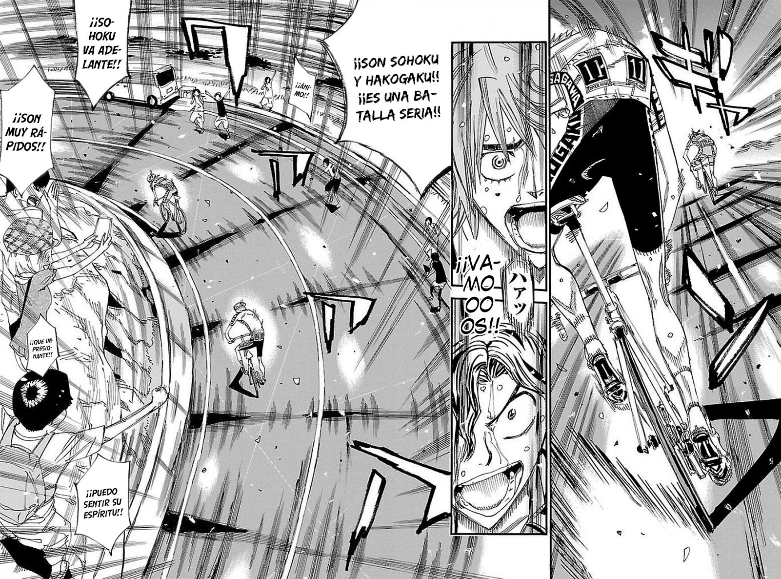 Yowamushi Pedal Capitulo 475: La batalla de los últimos 1.5Km. página 7