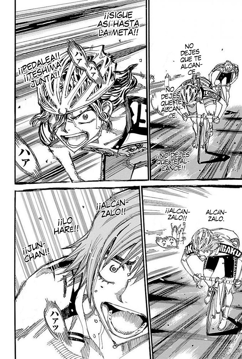 Yowamushi Pedal Capitulo 475: La batalla de los últimos 1.5Km. página 8