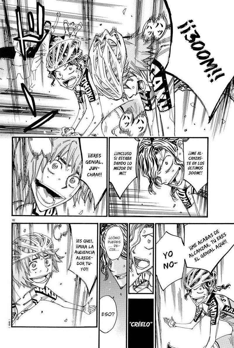 Yowamushi Pedal Capitulo 476: Gran aclamación página 15