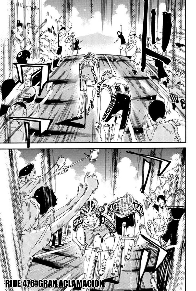 Yowamushi Pedal Capitulo 476: Gran aclamación página 2