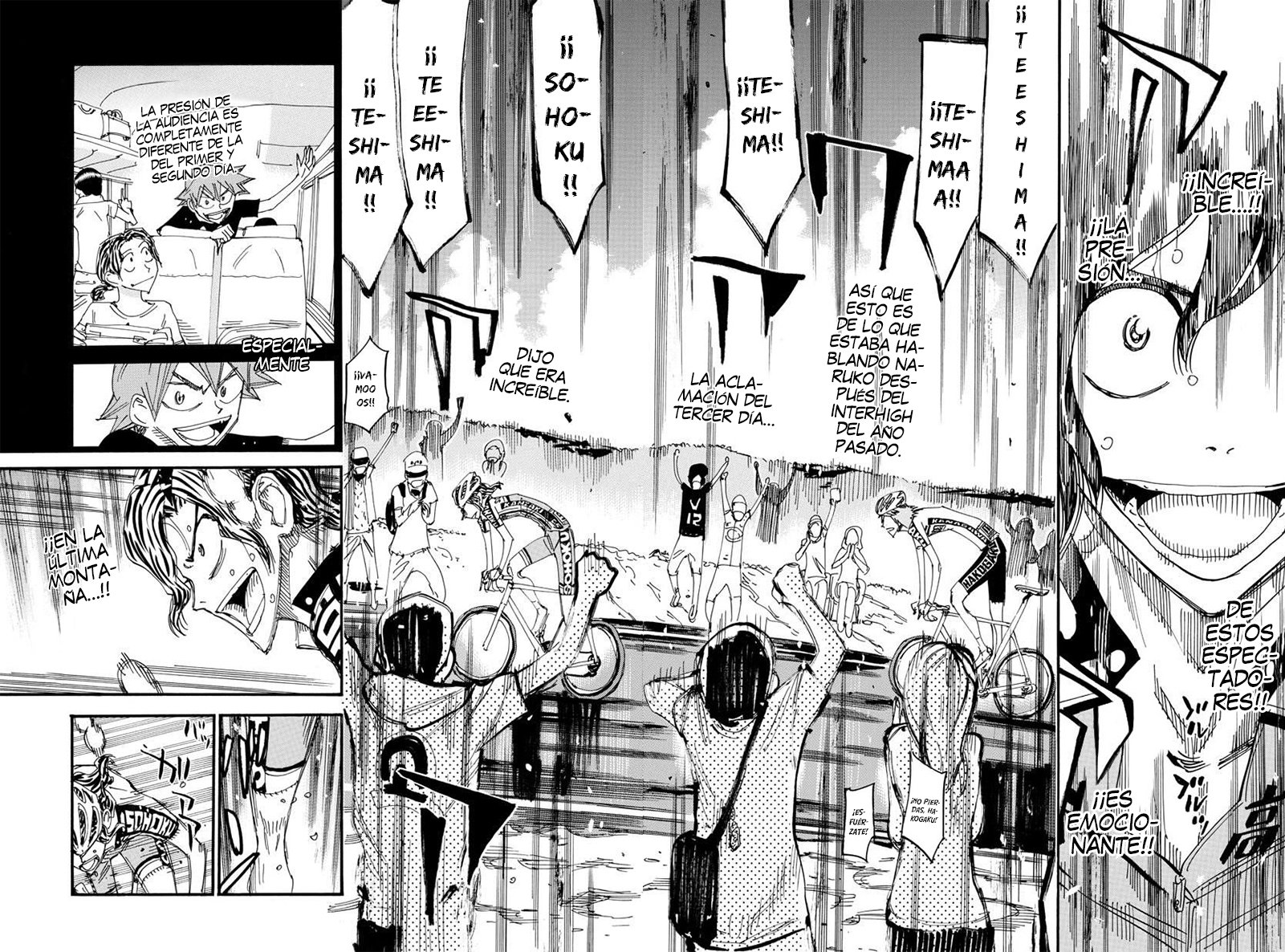 Yowamushi Pedal Capitulo 476: Gran aclamación página 3