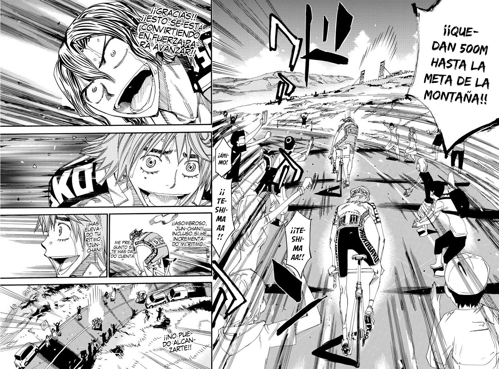 Yowamushi Pedal Capitulo 476: Gran aclamación página 4