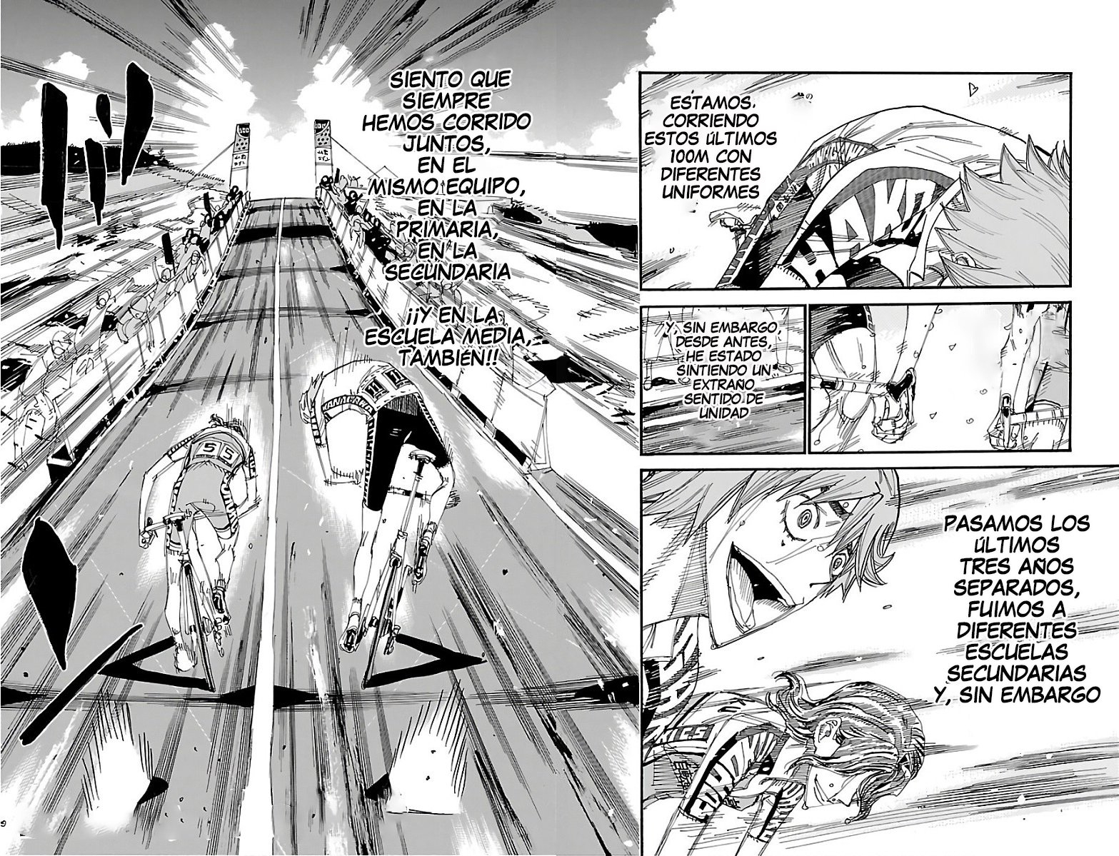 Yowamushi Pedal Capitulo 478: El incidente de invierno. página 3