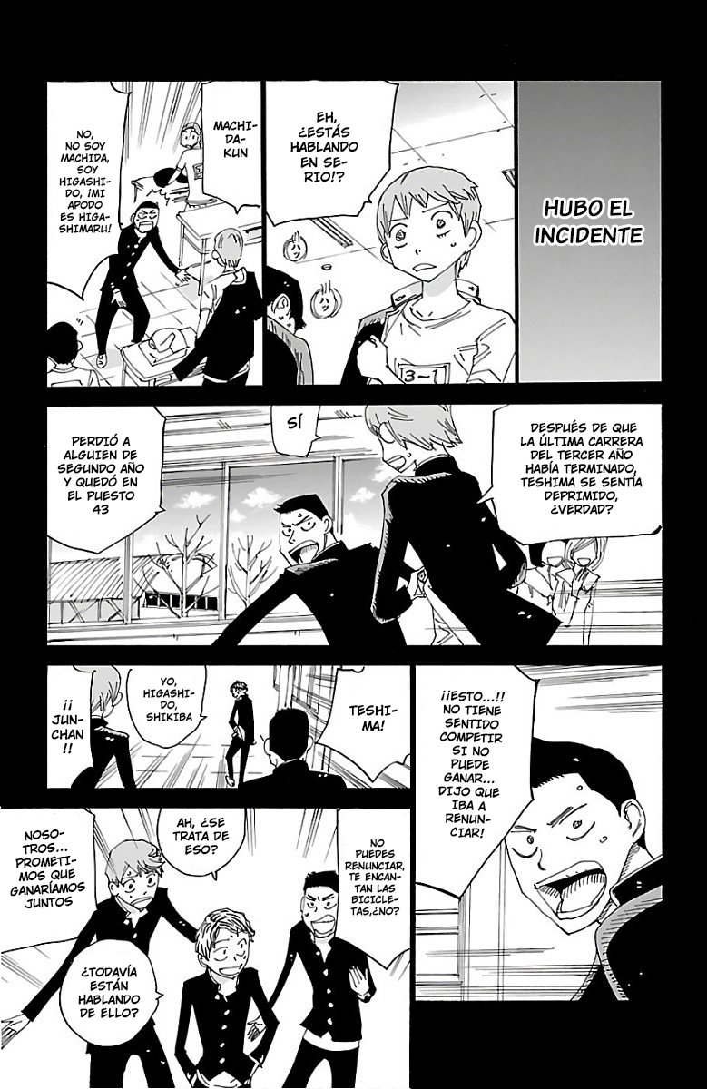 Yowamushi Pedal Capitulo 478: El incidente de invierno. página 5