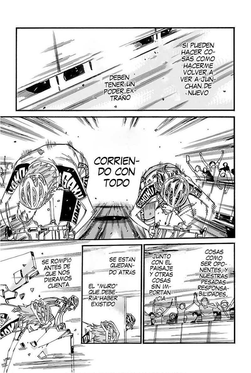 Yowamushi Pedal Capitulo 479: La pared entre ellos. página 16