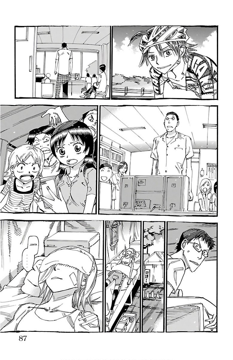 Yowamushi Pedal Capitulo 480: Mirando al cielo. página 15