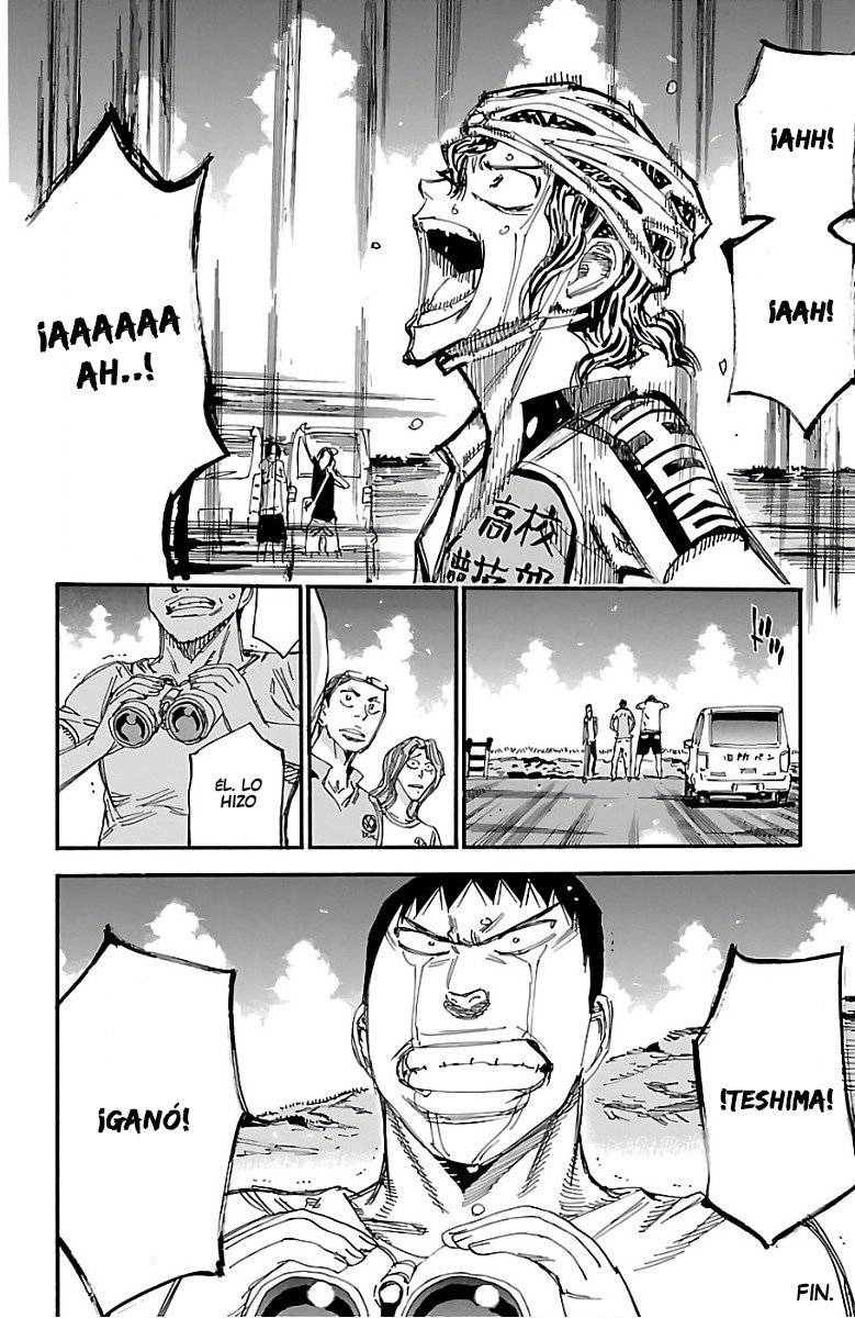 Yowamushi Pedal Capitulo 480: Mirando al cielo. página 17