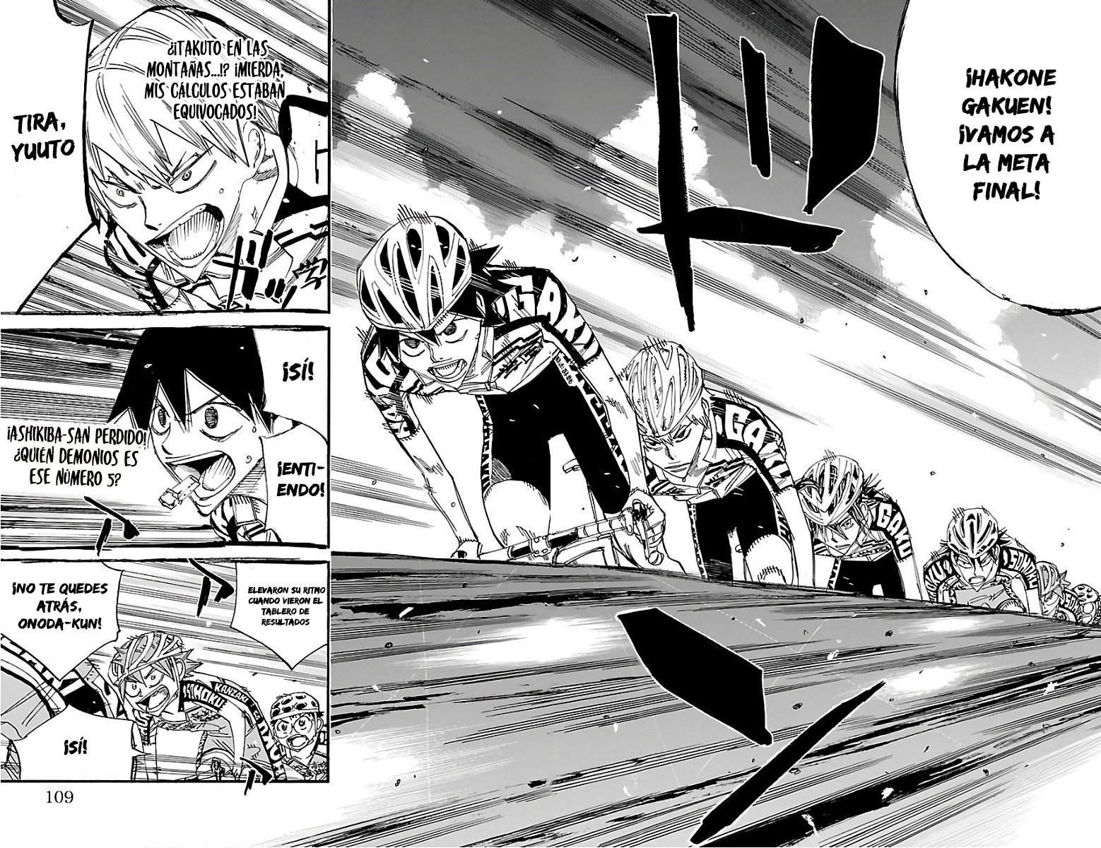Yowamushi Pedal Capitulo 481: El apretón de manos final. página 14