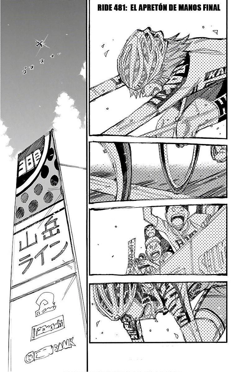 Yowamushi Pedal Capitulo 481: El apretón de manos final. página 2