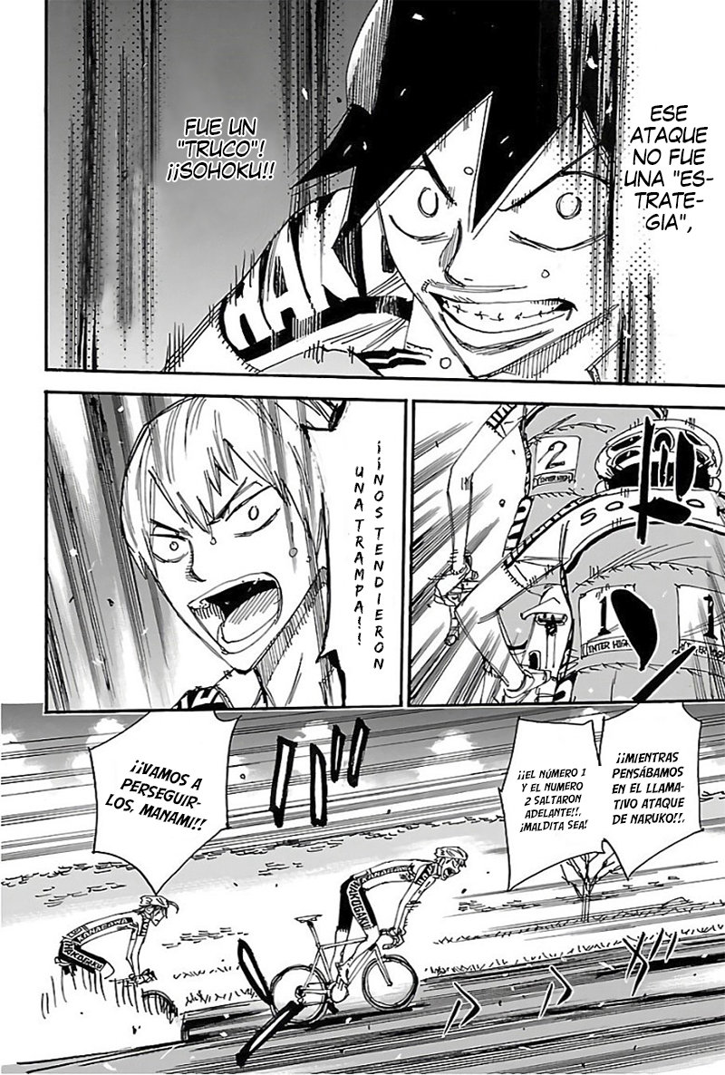 Yowamushi Pedal Capitulo 483: ¡Empieza a moverte! página 14