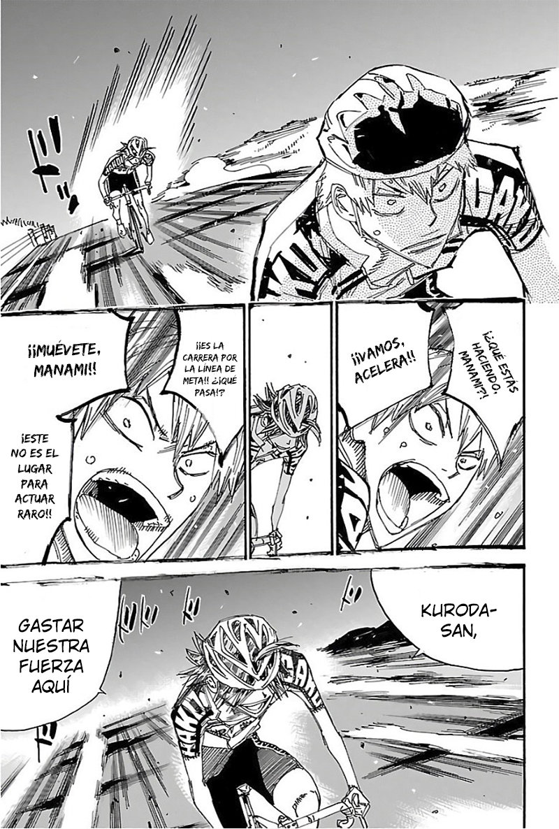 Yowamushi Pedal Capitulo 483: ¡Empieza a moverte! página 15
