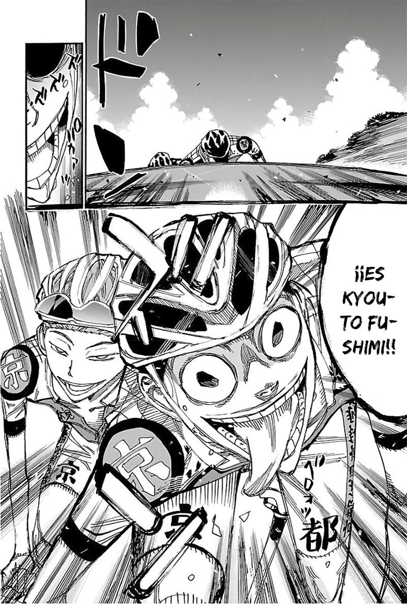 Yowamushi Pedal Capitulo 483: ¡Empieza a moverte! página 18