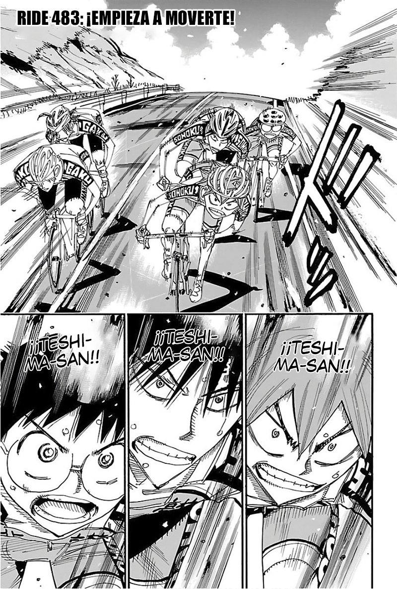 Yowamushi Pedal Capitulo 483: ¡Empieza a moverte! página 2