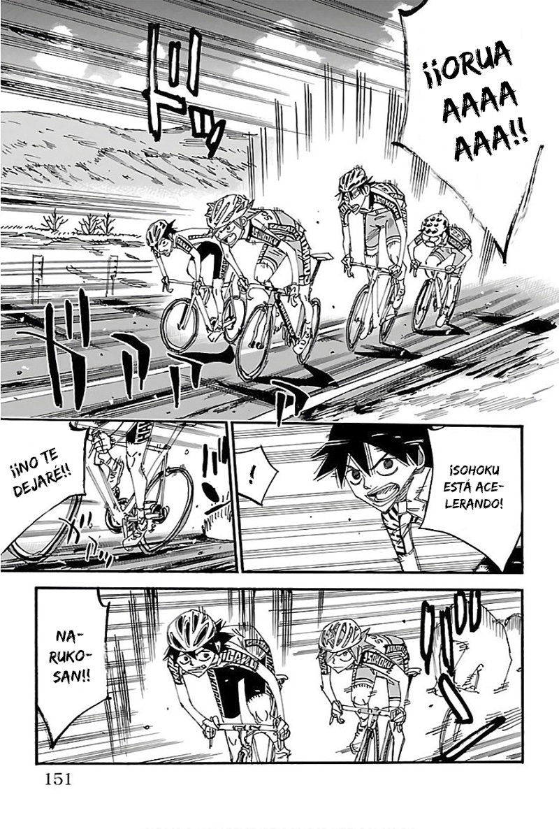 Yowamushi Pedal Capitulo 483: ¡Empieza a moverte! página 7