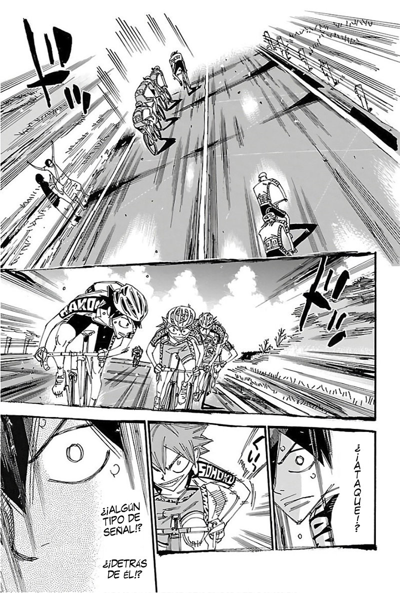 Yowamushi Pedal Capitulo 483: ¡Empieza a moverte! página 9