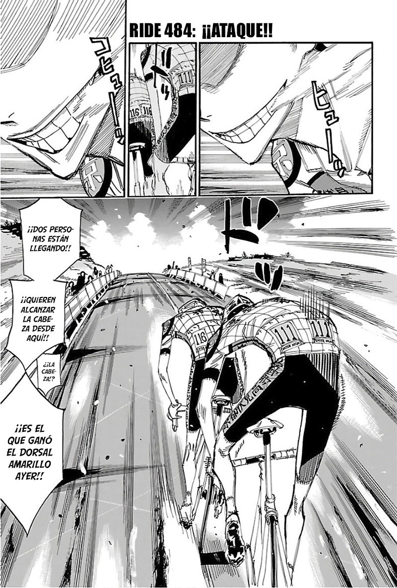 Yowamushi Pedal Capitulo 484: ¡¡Ataque!! página 2