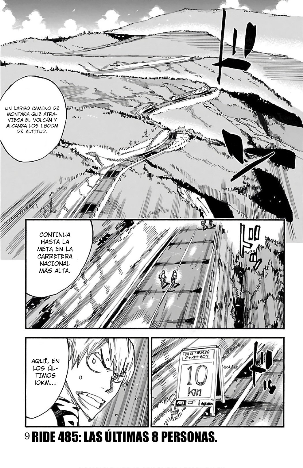 Yowamushi Pedal Capitulo 485: Las últimas 8 personas. página 13