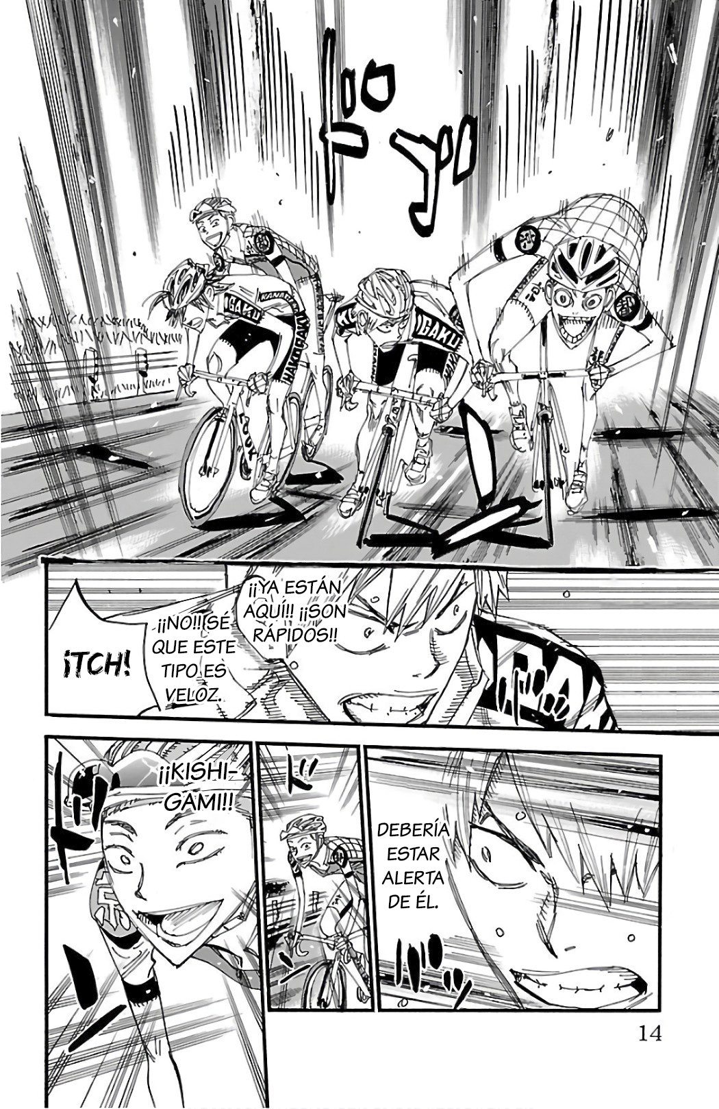 Yowamushi Pedal Capitulo 485: Las últimas 8 personas. página 17