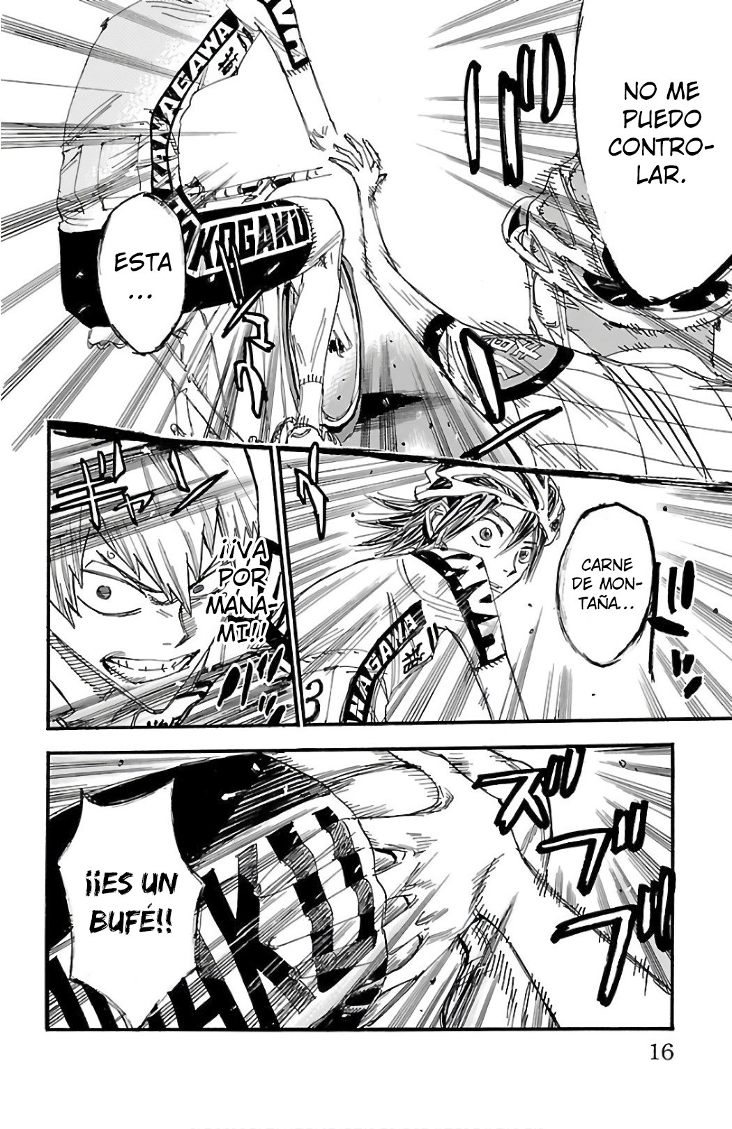 Yowamushi Pedal Capitulo 485: Las últimas 8 personas. página 19