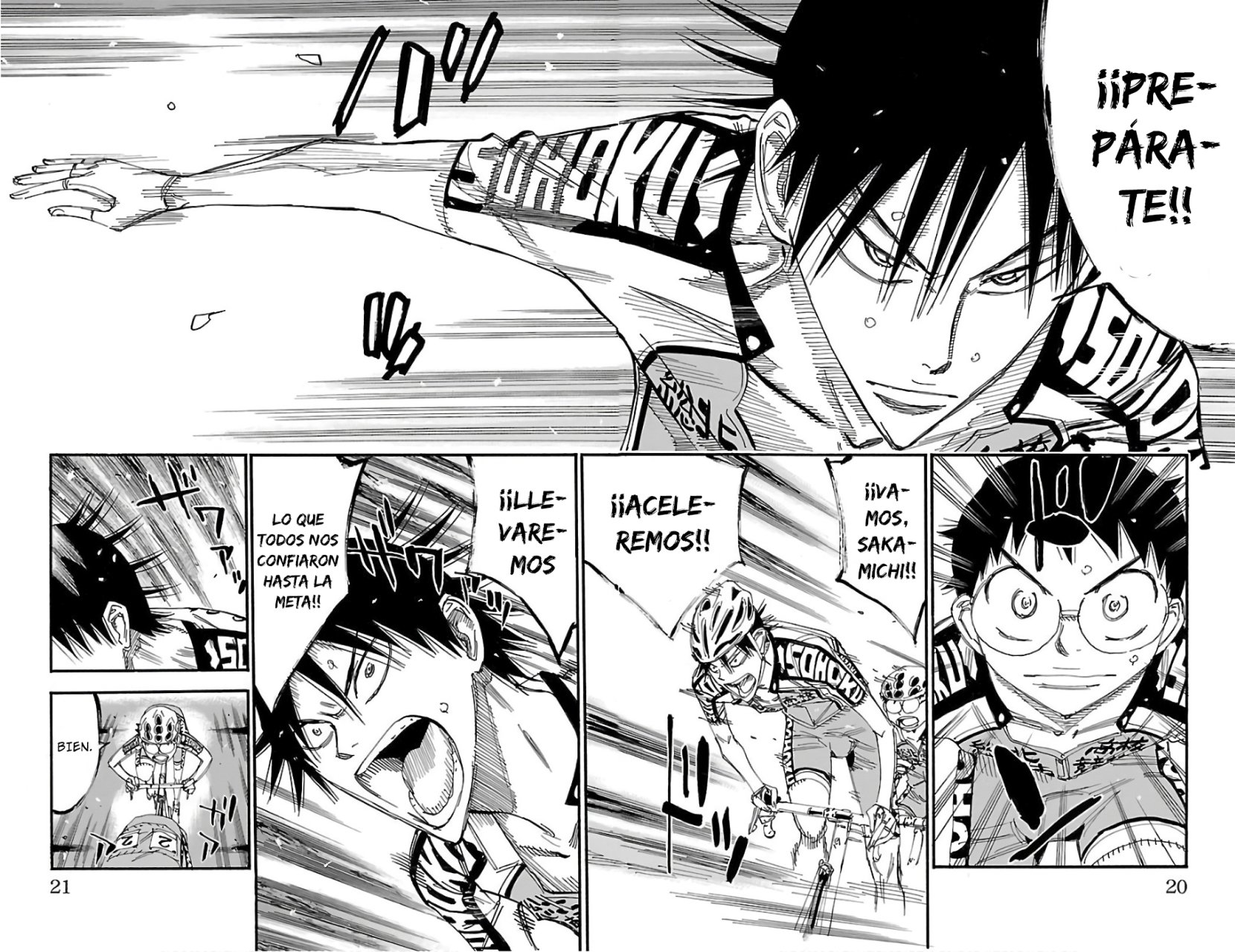 Yowamushi Pedal Capitulo 485: Las últimas 8 personas. página 23