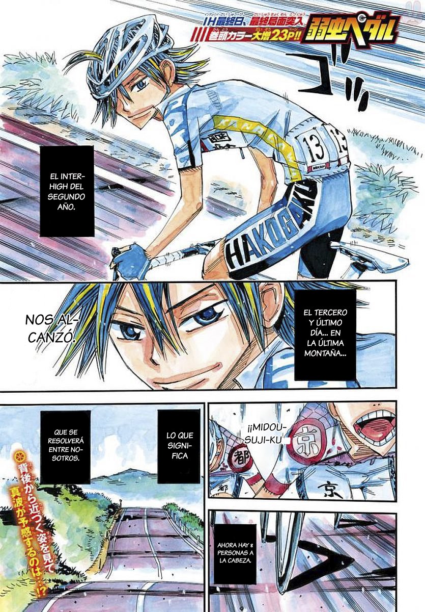 Yowamushi Pedal Capitulo 485: Las últimas 8 personas. página 8