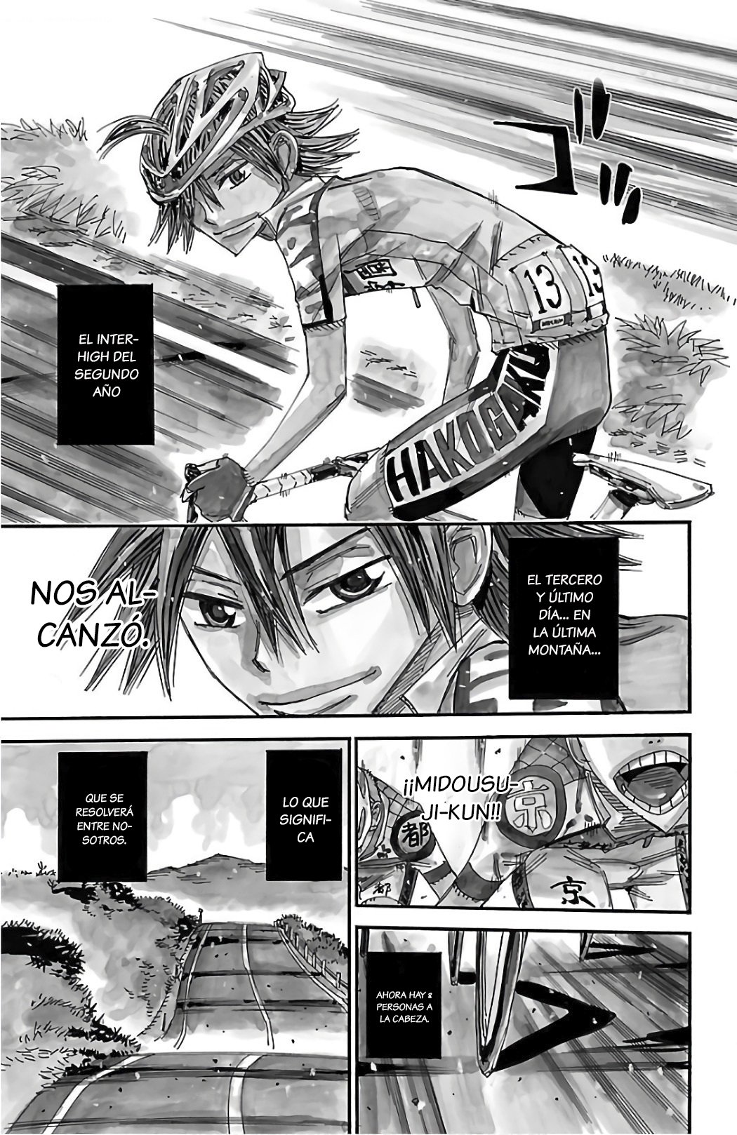 Yowamushi Pedal Capitulo 485: Las últimas 8 personas. página 9