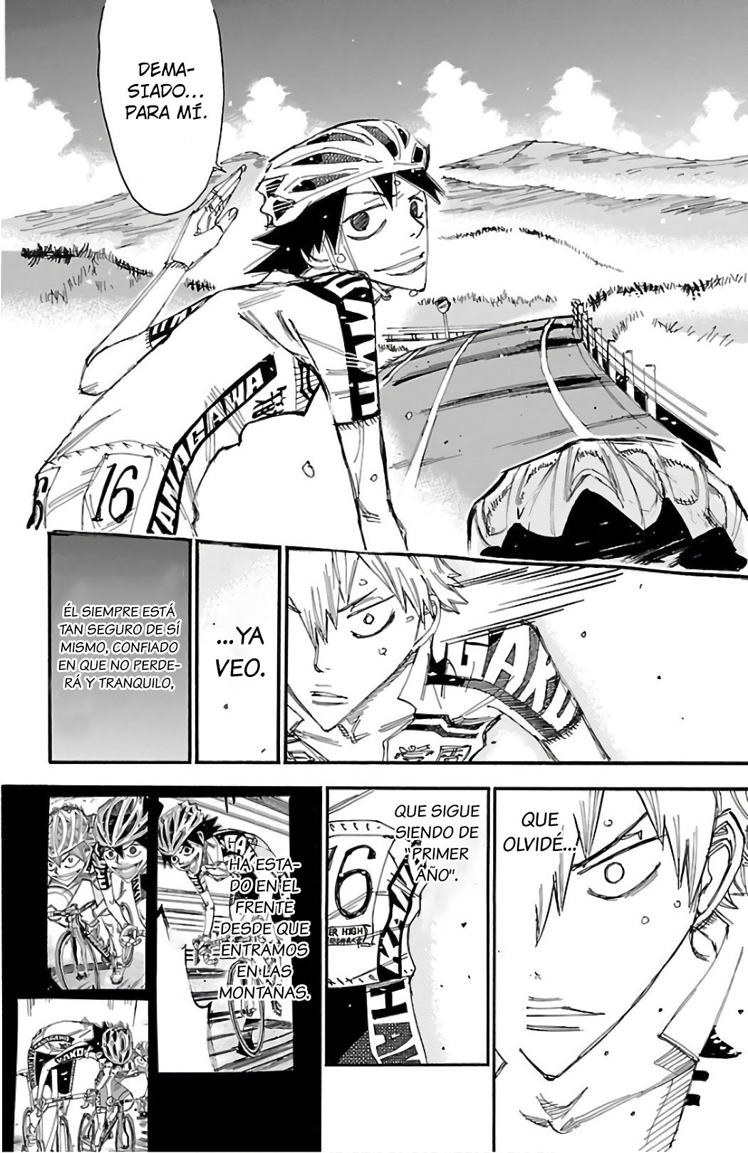Yowamushi Pedal Capitulo 486: La resolución de Shinkai Yuuto página 11