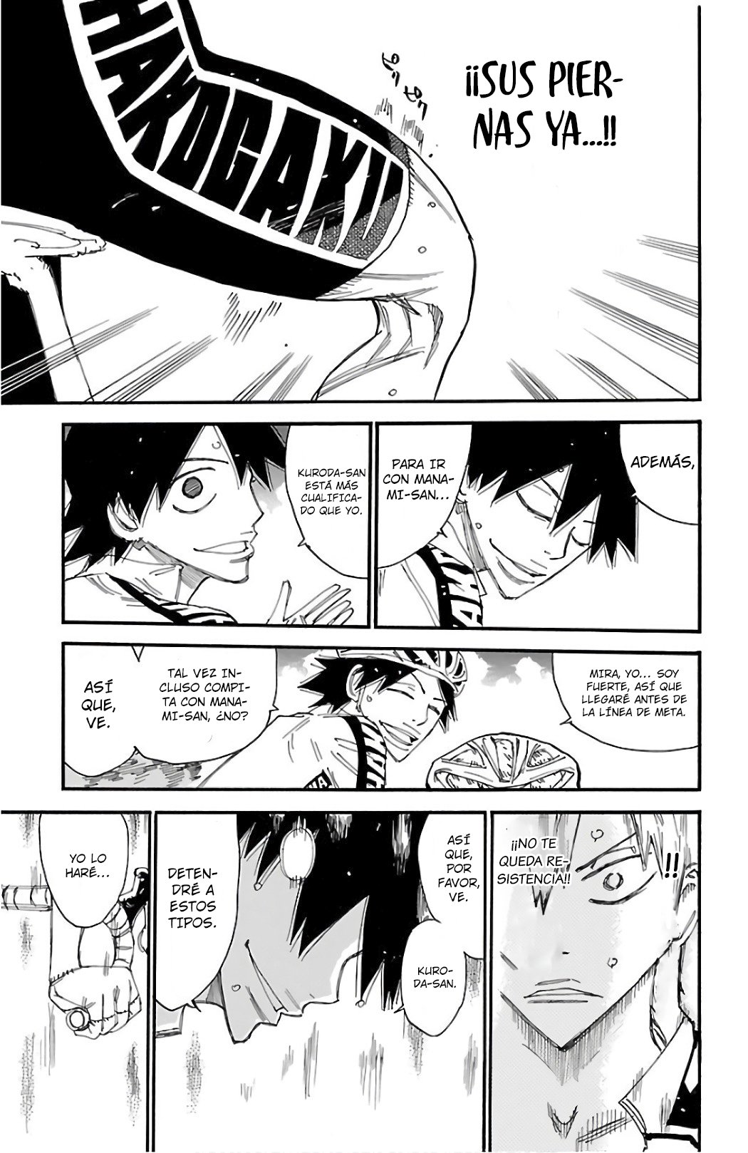 Yowamushi Pedal Capitulo 486: La resolución de Shinkai Yuuto página 12