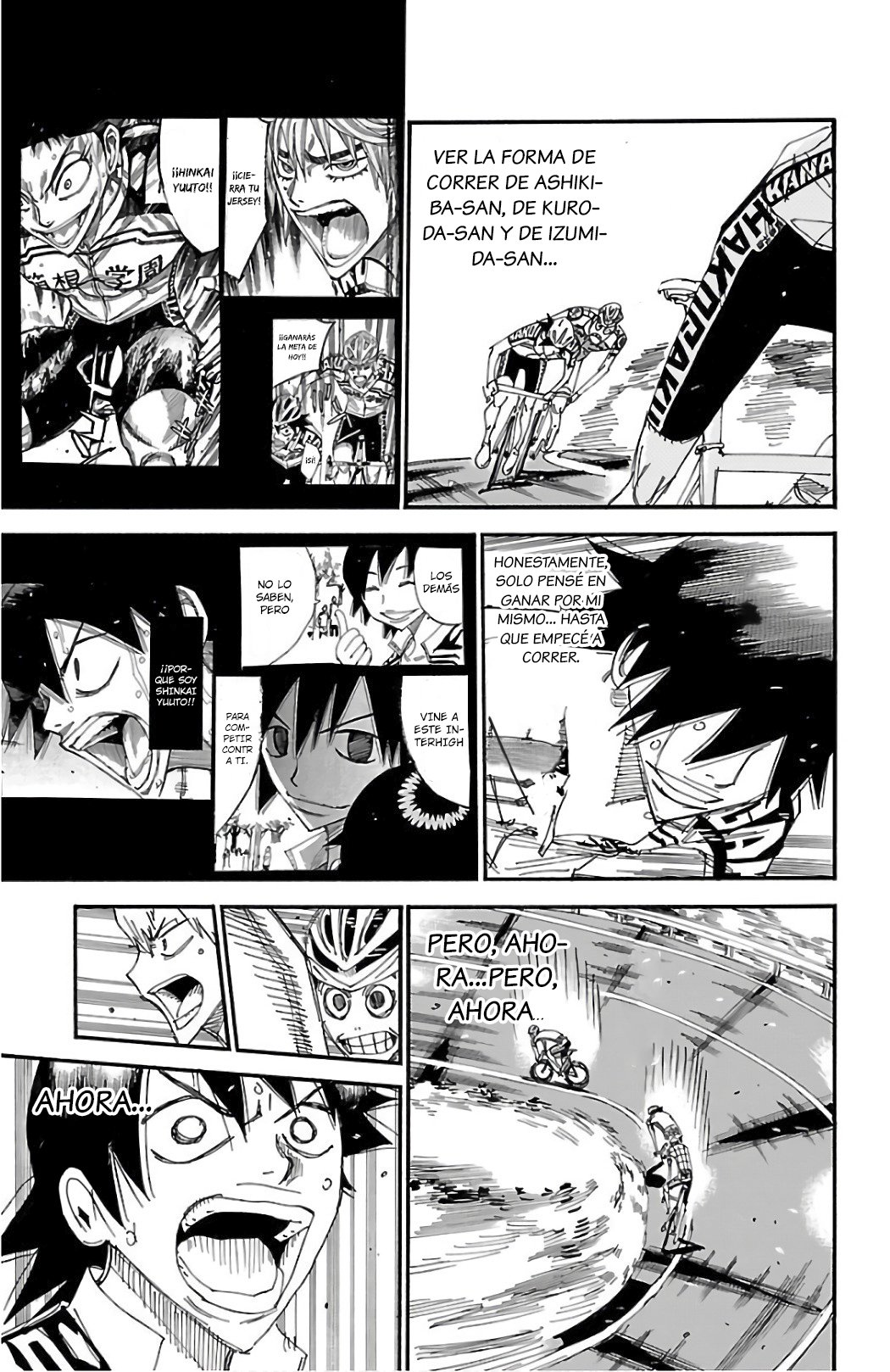 Yowamushi Pedal Capitulo 486: La resolución de Shinkai Yuuto página 16