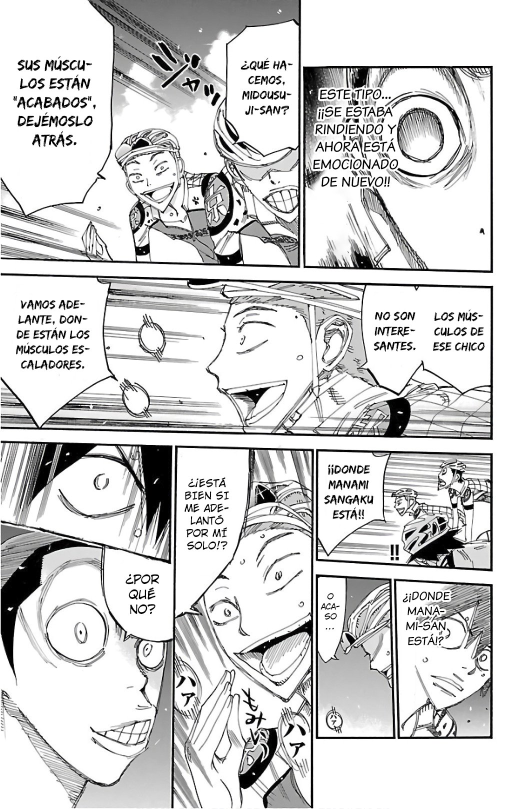 Yowamushi Pedal Capitulo 487: Adversidad página 14