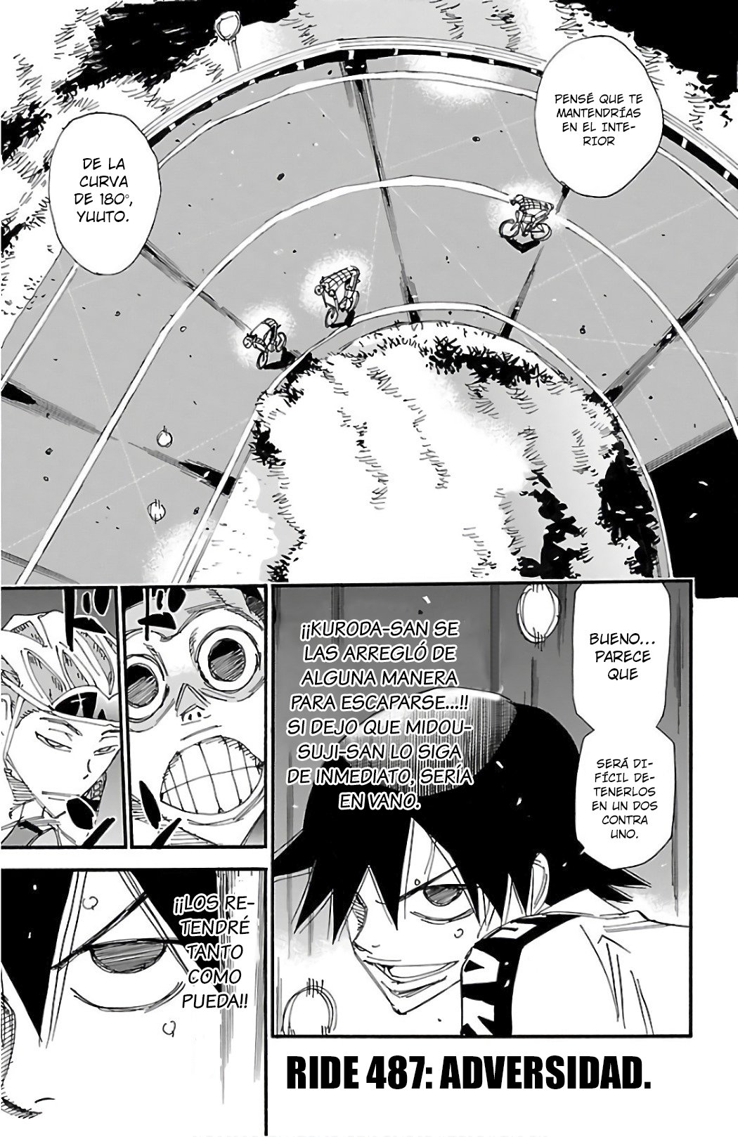 Yowamushi Pedal Capitulo 487: Adversidad página 2