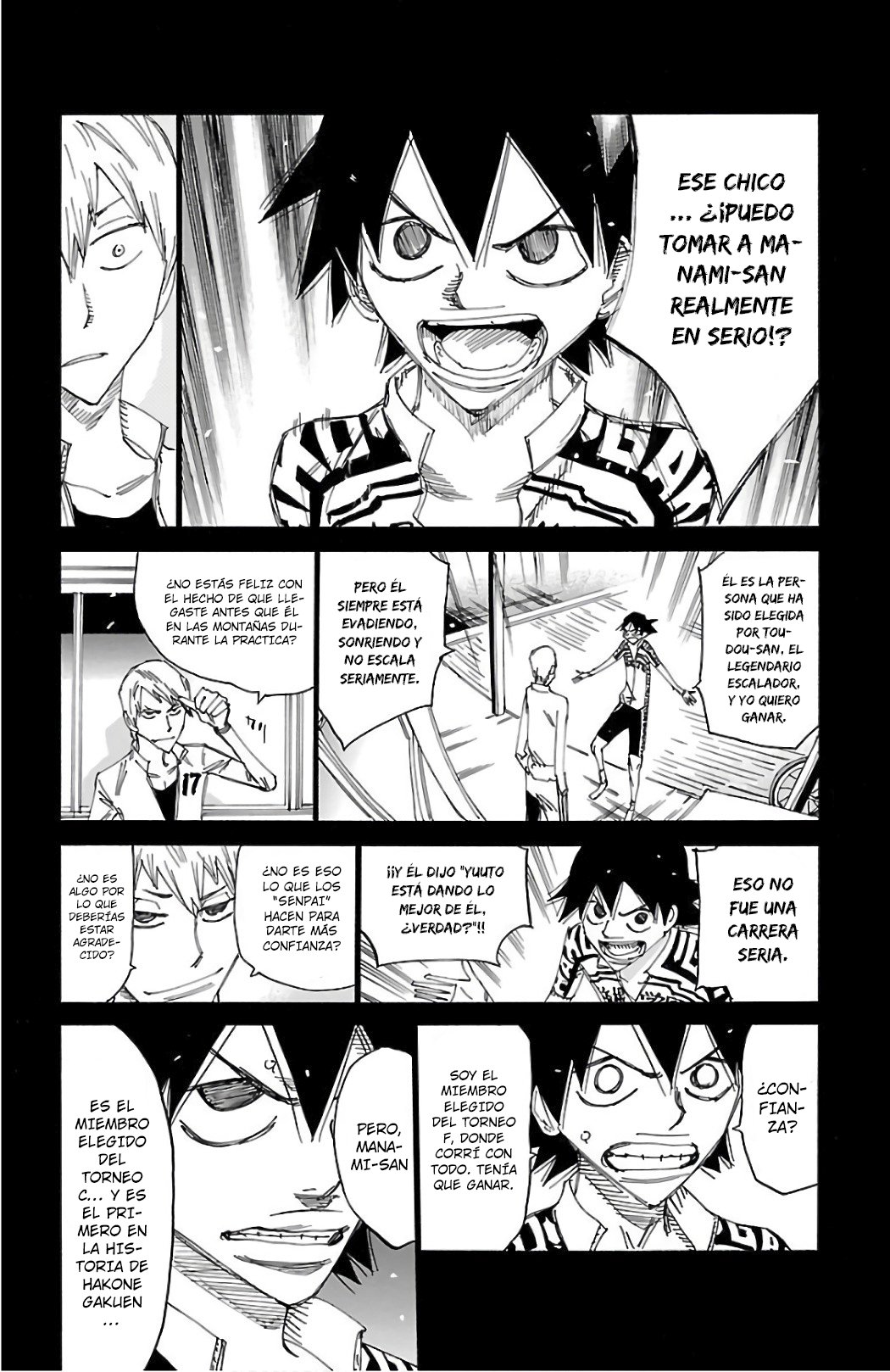 Yowamushi Pedal Capitulo 488: Los músculos finales página 15