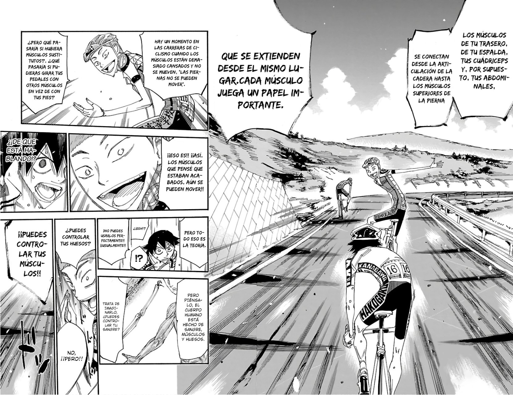 Yowamushi Pedal Capitulo 488: Los músculos finales página 3