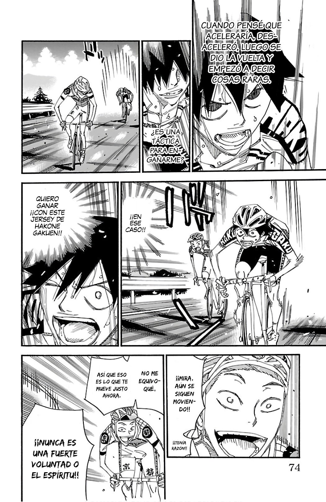 Yowamushi Pedal Capitulo 488: Los músculos finales página 4