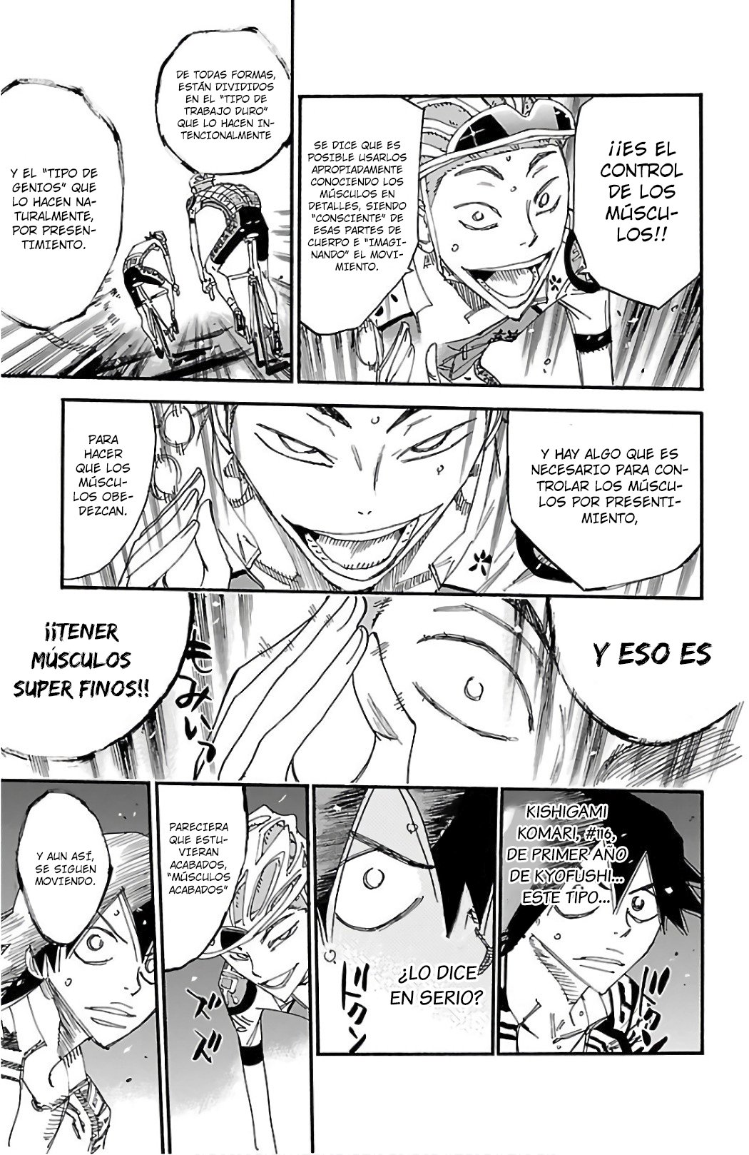 Yowamushi Pedal Capitulo 488: Los músculos finales página 5