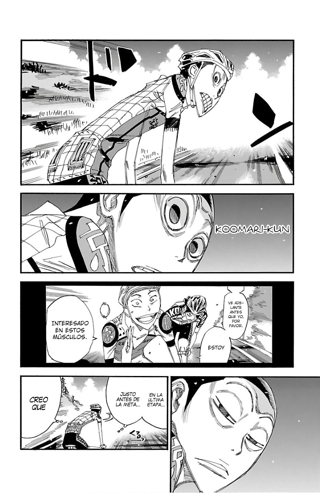 Yowamushi Pedal Capitulo 488: Los músculos finales página 8