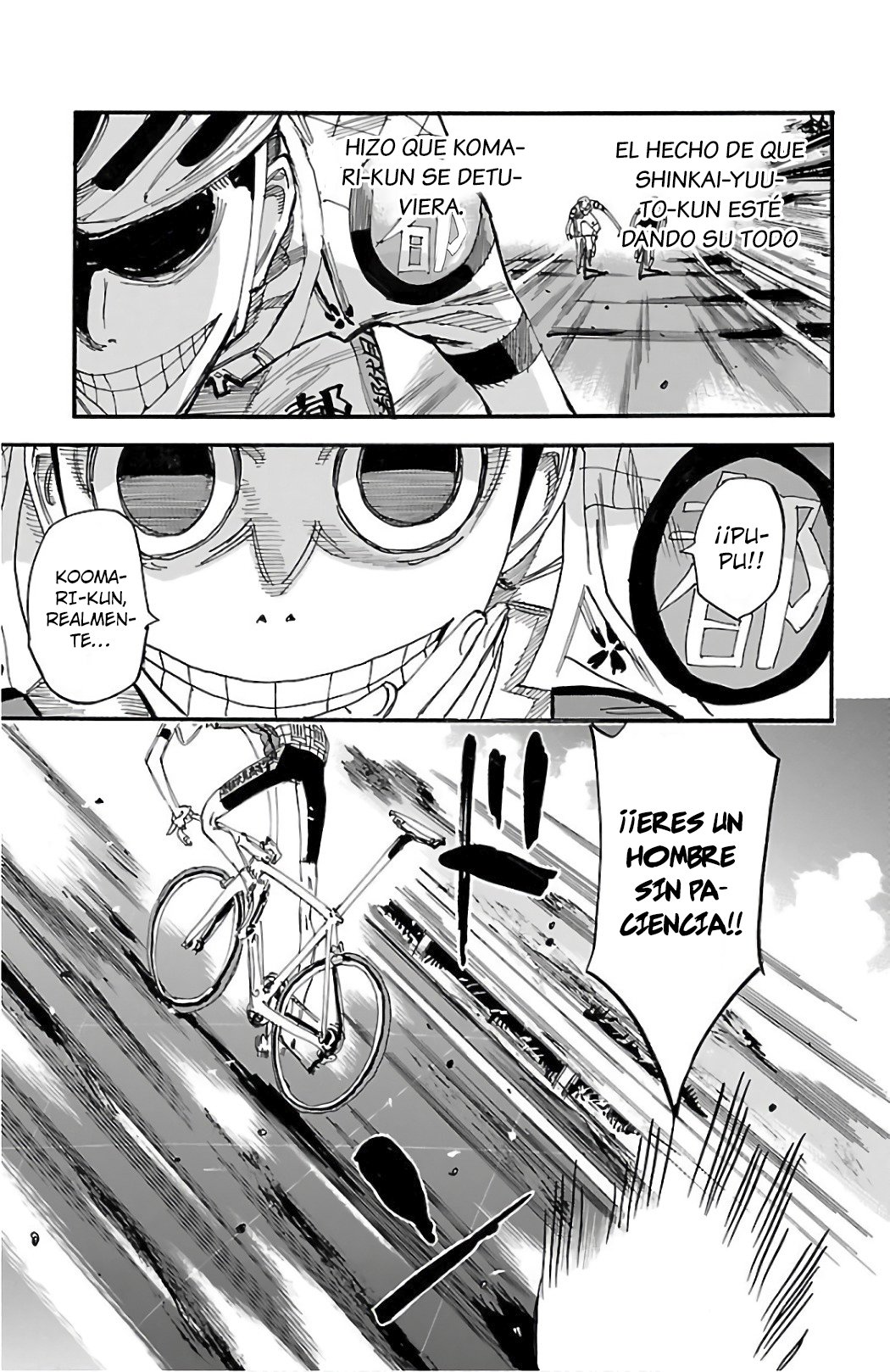 Yowamushi Pedal Capitulo 488: Los músculos finales página 9