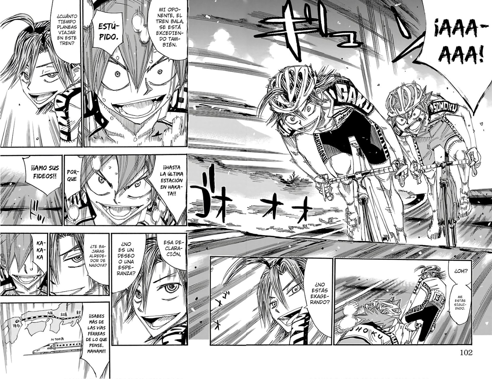 Yowamushi Pedal Capitulo 489: Naruko vs Manami página 10