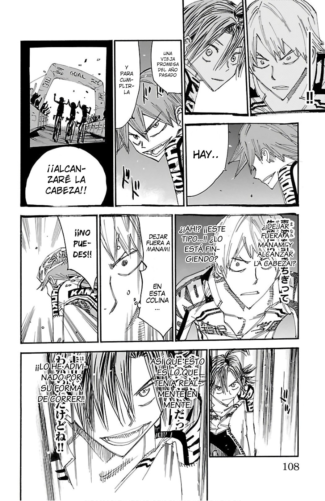 Yowamushi Pedal Capitulo 489: Naruko vs Manami página 15