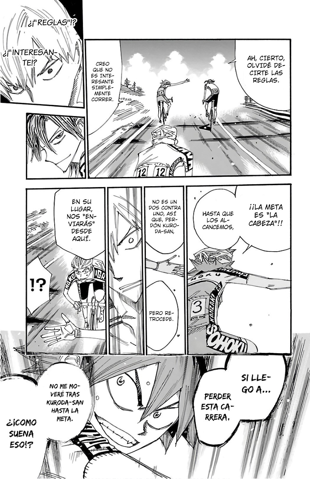 Yowamushi Pedal Capitulo 489: Naruko vs Manami página 16