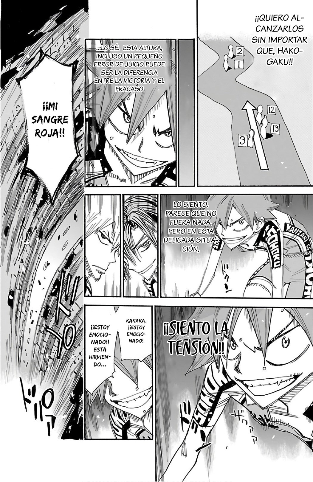 Yowamushi Pedal Capitulo 489: Naruko vs Manami página 3