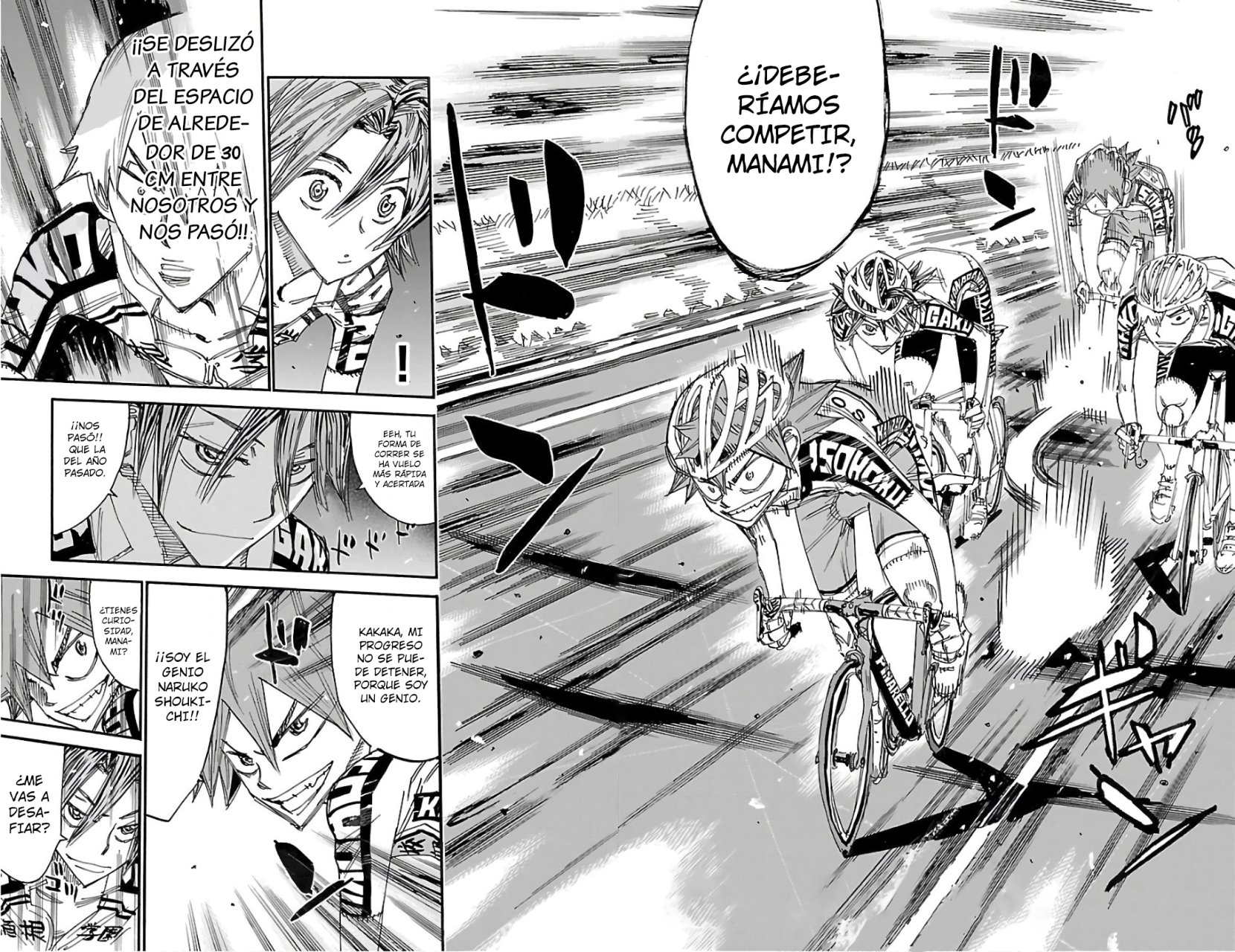 Yowamushi Pedal Capitulo 489: Naruko vs Manami página 5