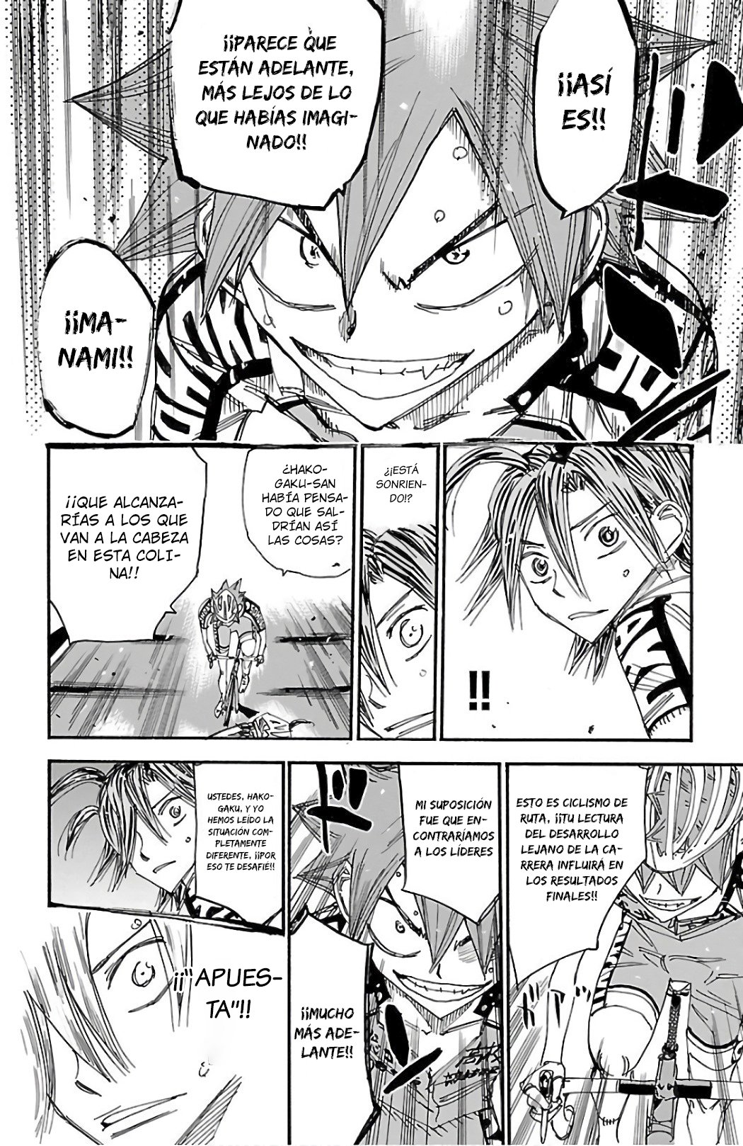 Yowamushi Pedal Capitulo 490: ¡Naruko! Una batalla peligrosa página 14