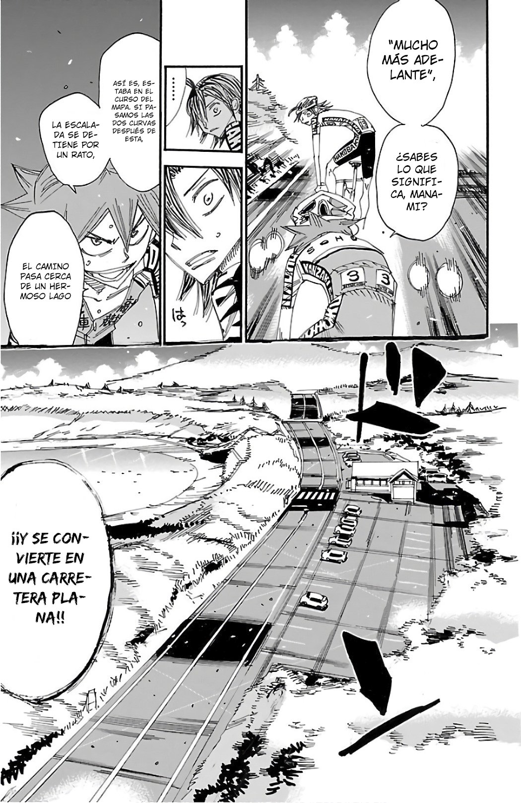Yowamushi Pedal Capitulo 490: ¡Naruko! Una batalla peligrosa página 15