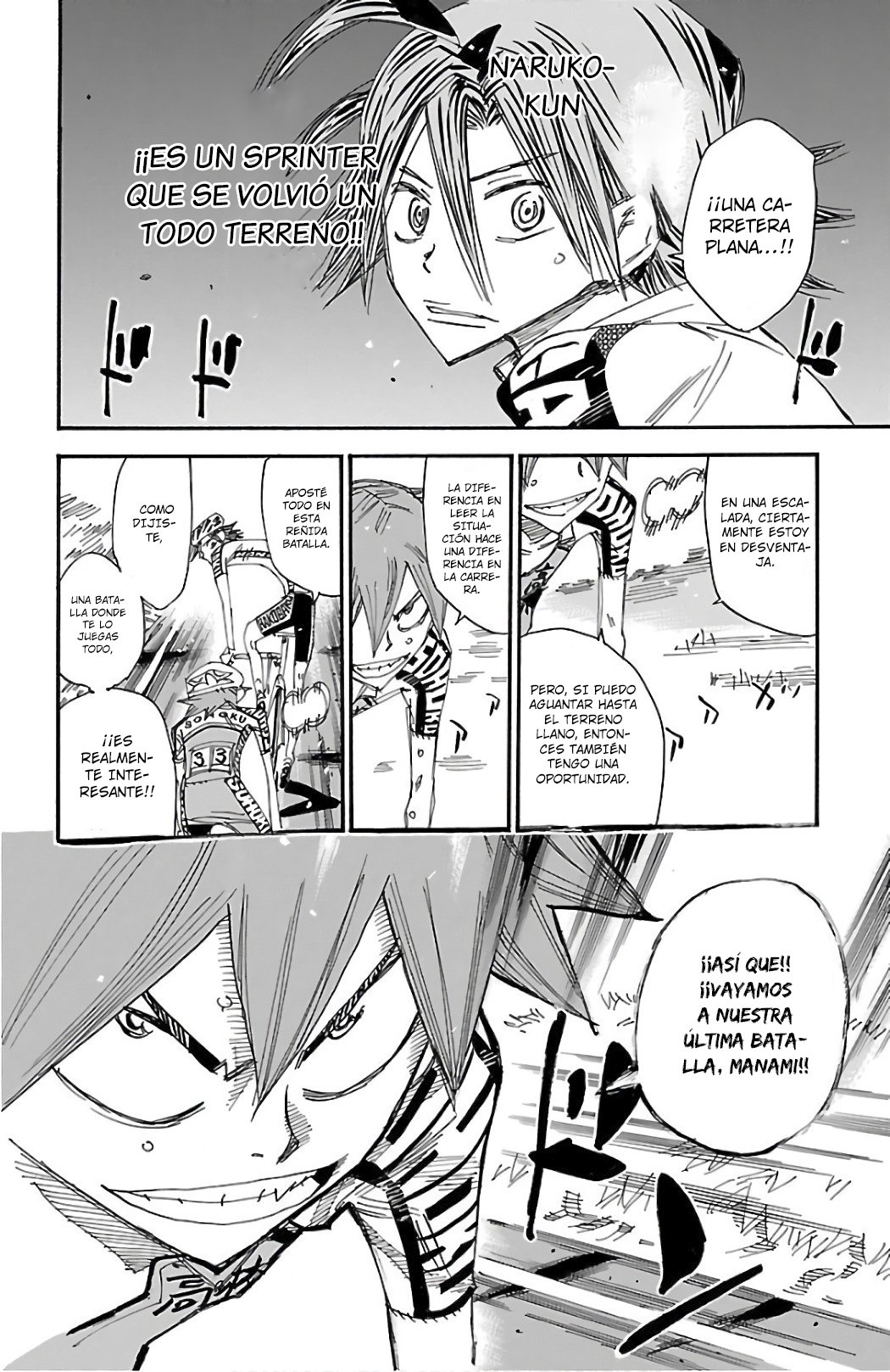 Yowamushi Pedal Capitulo 490: ¡Naruko! Una batalla peligrosa página 16