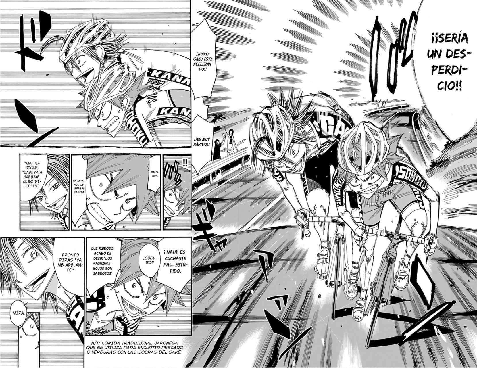 Yowamushi Pedal Capitulo 490: ¡Naruko! Una batalla peligrosa página 4