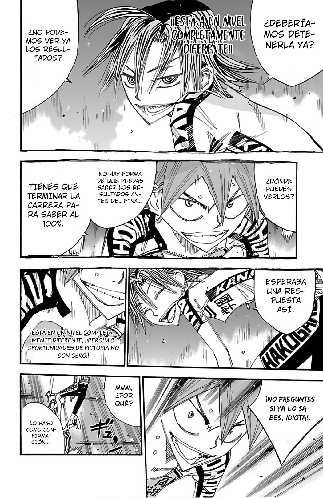 Yowamushi Pedal Capitulo 490: ¡Naruko! Una batalla peligrosa página 6
