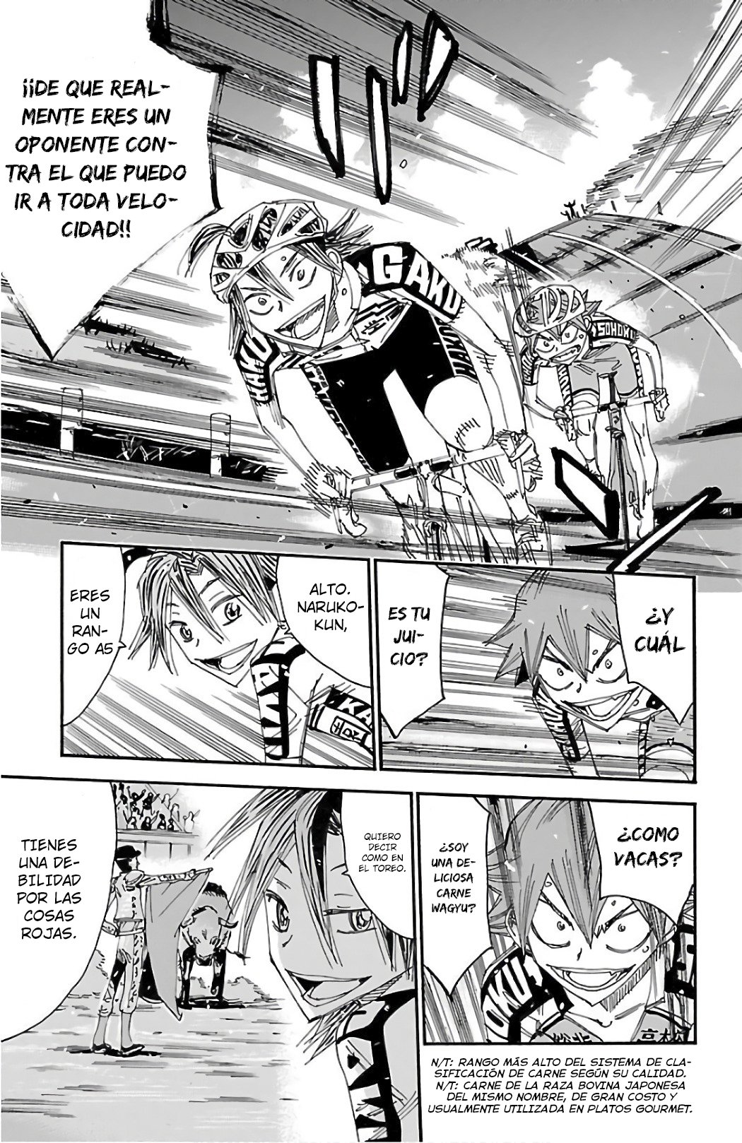Yowamushi Pedal Capitulo 490: ¡Naruko! Una batalla peligrosa página 7