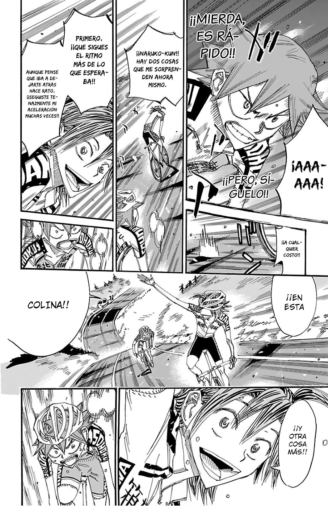 Yowamushi Pedal Capitulo 490: ¡Naruko! Una batalla peligrosa página 9