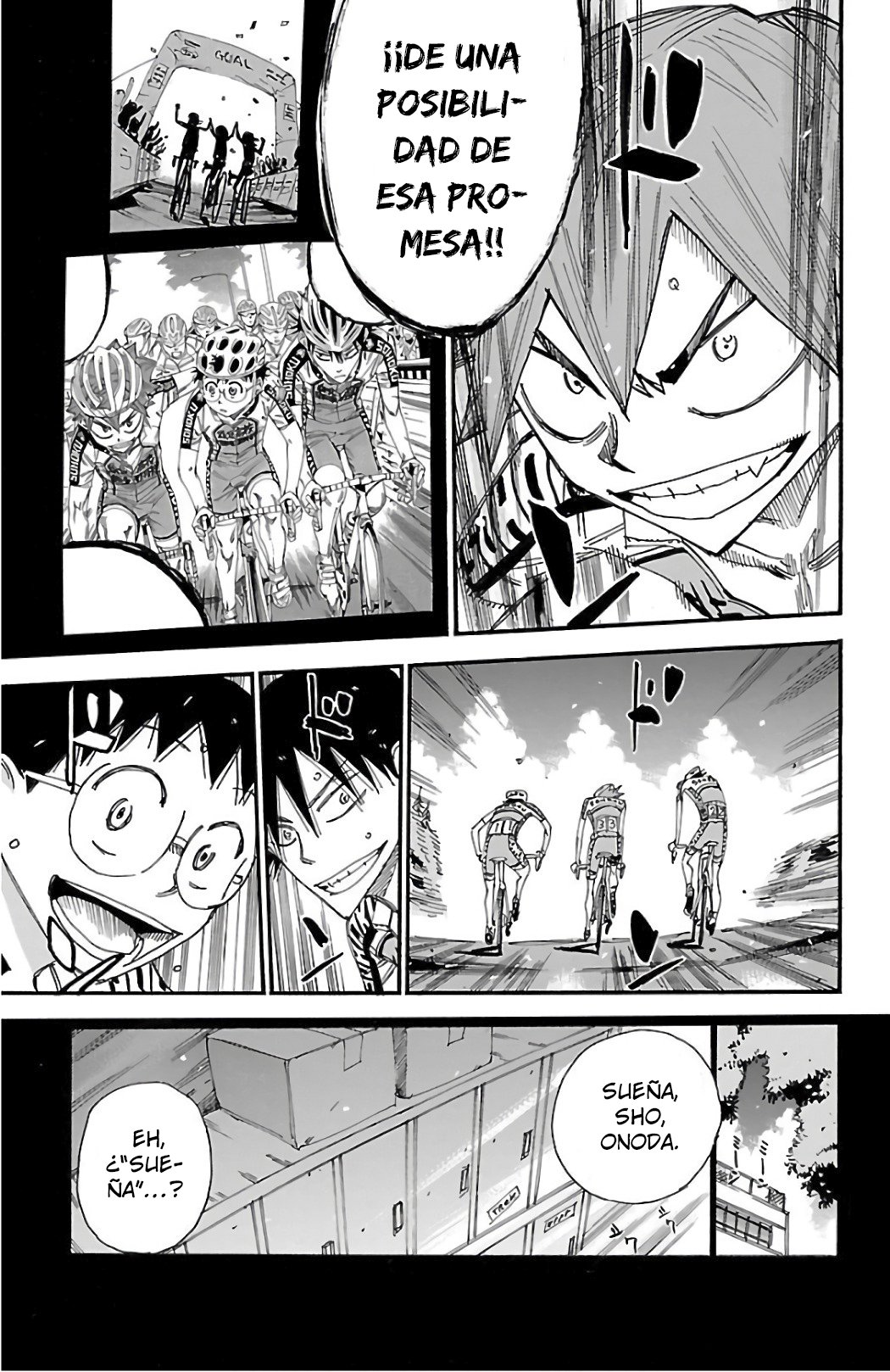 Yowamushi Pedal Capitulo 492: ¡¡Las tres personas a la cabeza!! página 11